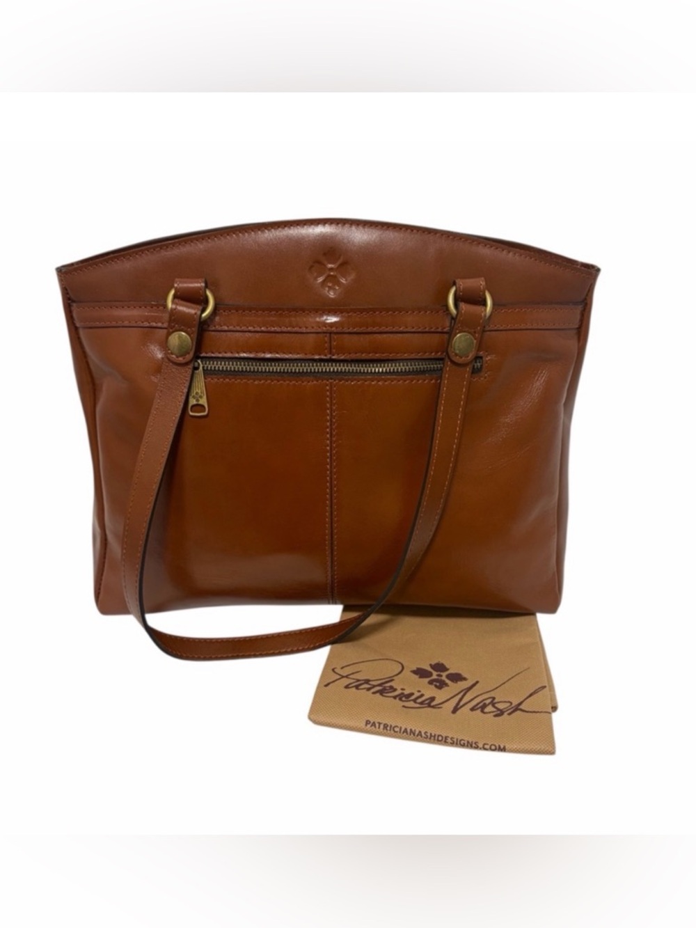 Patricia Nash Heritage Collection Leather Poppy Tote - Outstanding Condition
